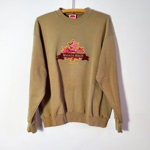 Vintage Wasaga Beach Ontario Canada Made Maple Leaf Retro Sweatshirt